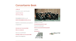 Desktop Screenshot of concertseriebeek.nl